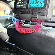 Load image into Gallery viewer, HEADREST PARACORD GRAB HANDLES V2.0 - NEW LOOK!!! (PAIR)