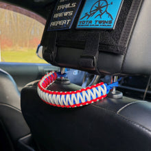 Load image into Gallery viewer, HEADREST PARACORD GRAB HANDLES V2.0 - NEW LOOK!!! (PAIR)