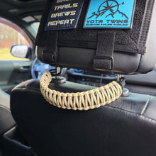 Load image into Gallery viewer, HEADREST PARACORD GRAB HANDLES V2.0 - NEW LOOK!!! (PAIR)