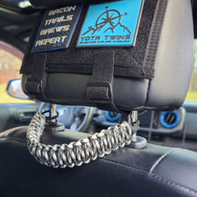 Load image into Gallery viewer, HEADREST PARACORD GRAB HANDLES V2.0 - NEW LOOK!!! (PAIR)