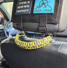Load image into Gallery viewer, HEADREST PARACORD GRAB HANDLES V2.0 - NEW LOOK!!! (PAIR)