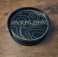 Load image into Gallery viewer, Topographic Design Drink Coasters