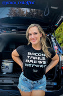 BACON TRAILS BREWS REPEAT T-SHIRT