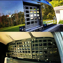 Load image into Gallery viewer, 2ND & 3RD GEN (2005-2022) TACOMA DOUBLE CAB REAR GLASS MOLLE - MODULAR STORAGE PANELS (MSP) - FREE SHIPPING