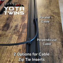 Load image into Gallery viewer, ROOF RACK CROSSBAR CABLE ZIP TIE INSERTS (FREE SHIPPING)
