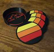 Retro Theme Design Drink Coasters