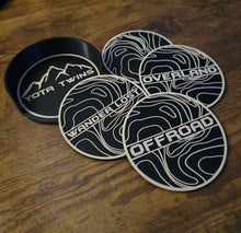 Load image into Gallery viewer, Topography Drink Coasters
