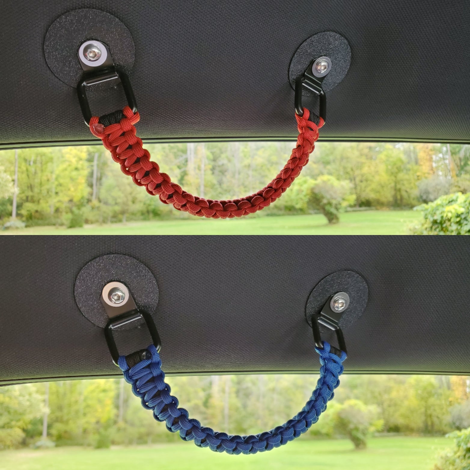 Belt loops made with 2mm paracord to keep them compact, included side and  back view so you can see how they're made 👍 : r/paracord